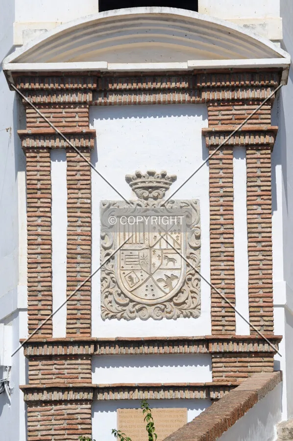 Frigiliana's official sign