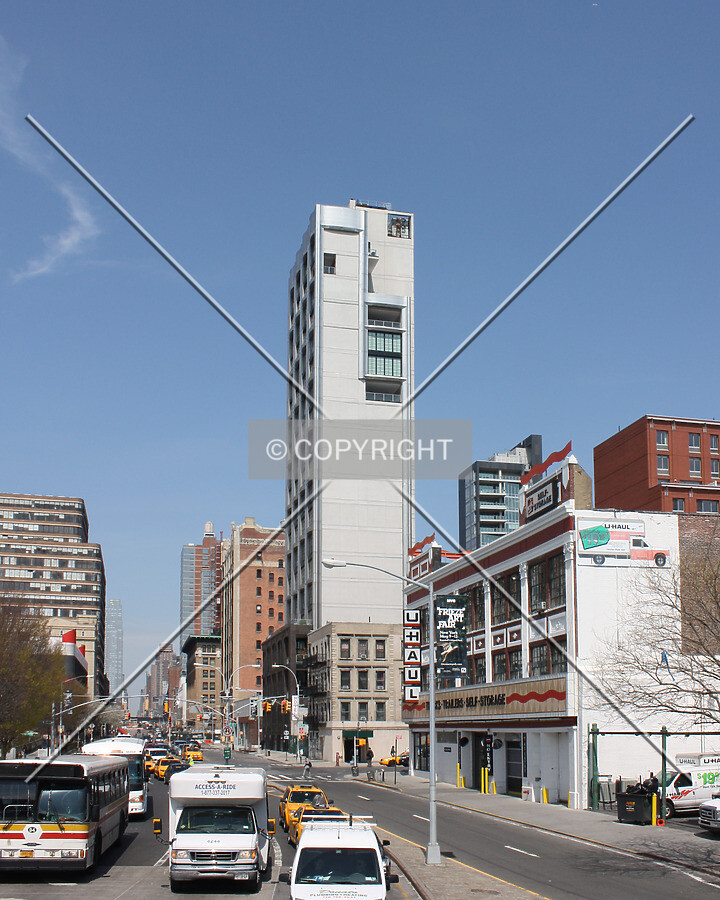 View from the southwest along 11th Avenue; April 25, 2014