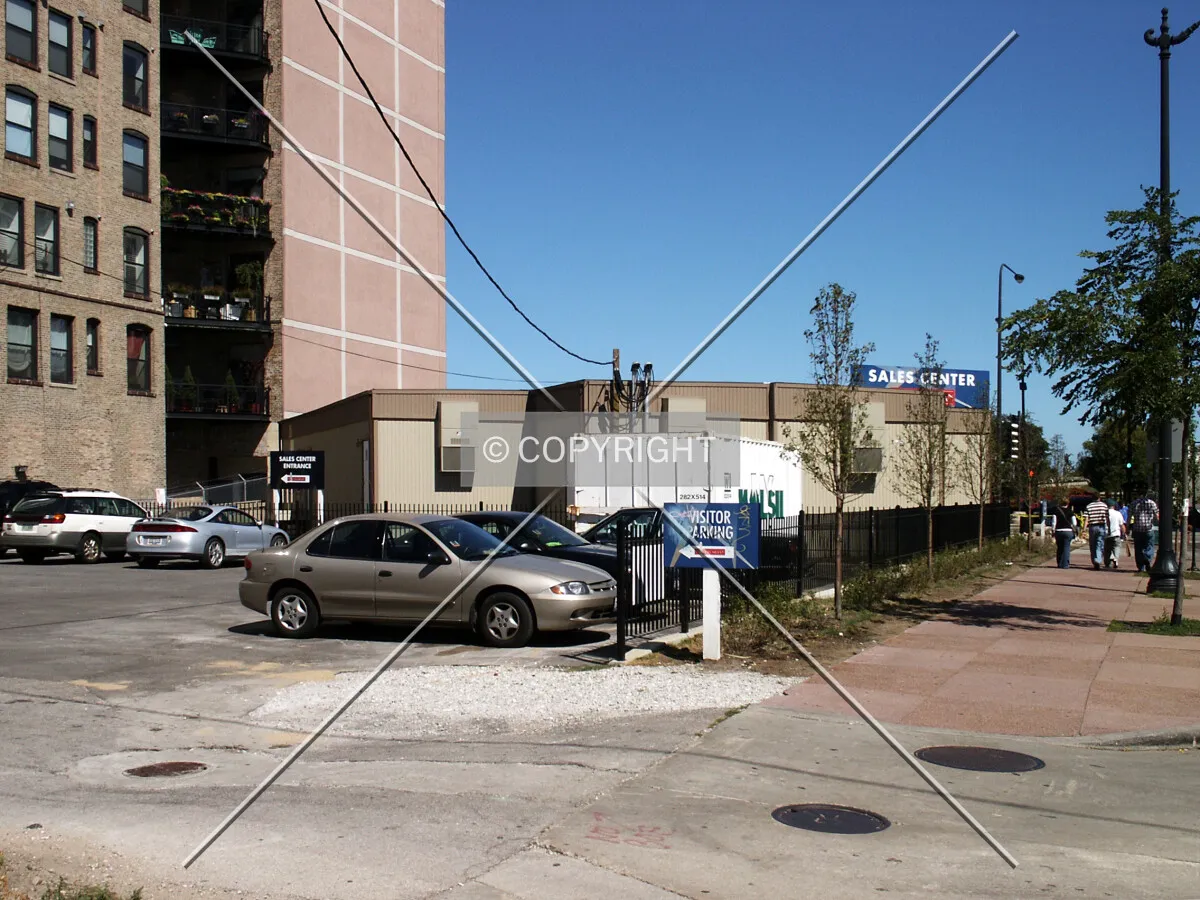 Sales center from the southwest