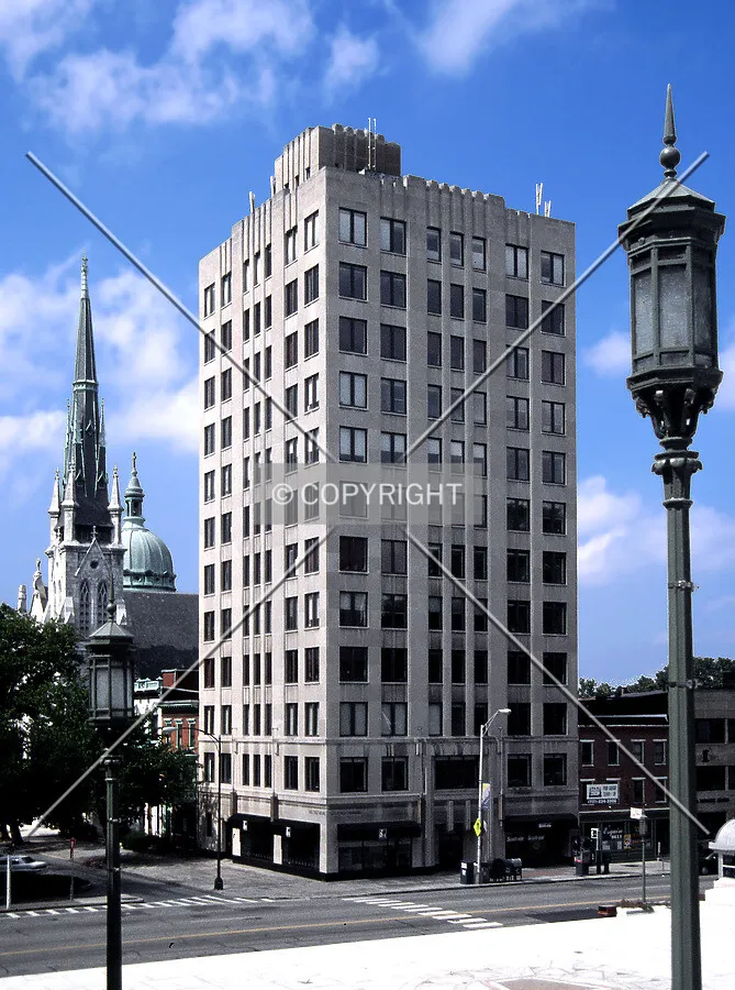 View from the east across 3rd Street