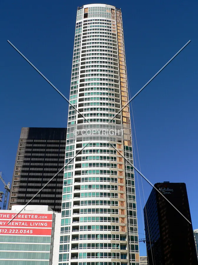View of the eastern face from McClurg Court