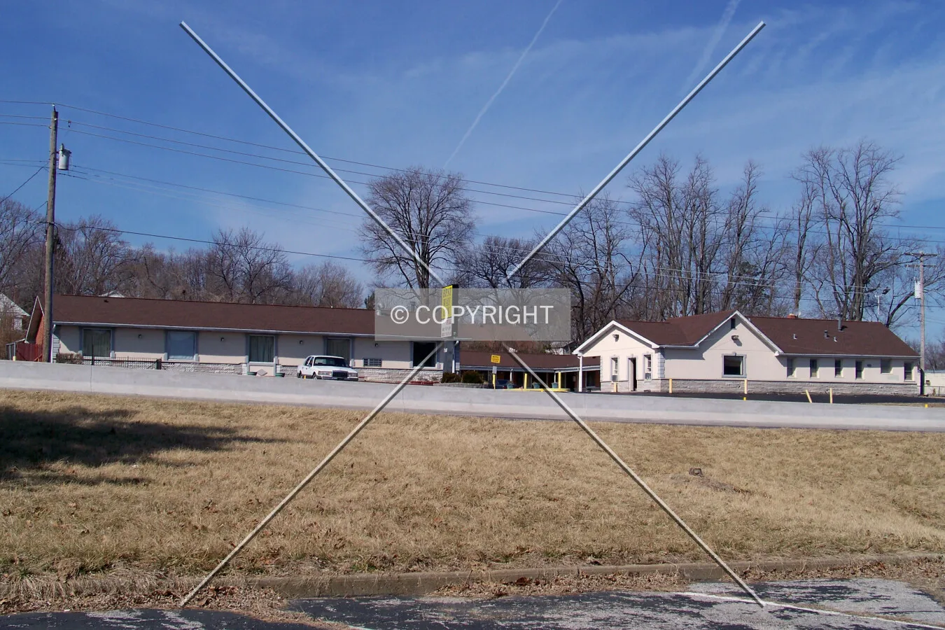 Full view from across Lindbergh Boulevard