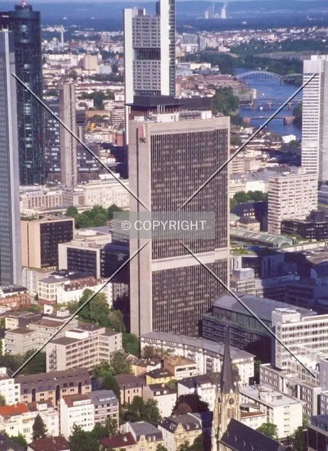 Looking east from top of Messeturm