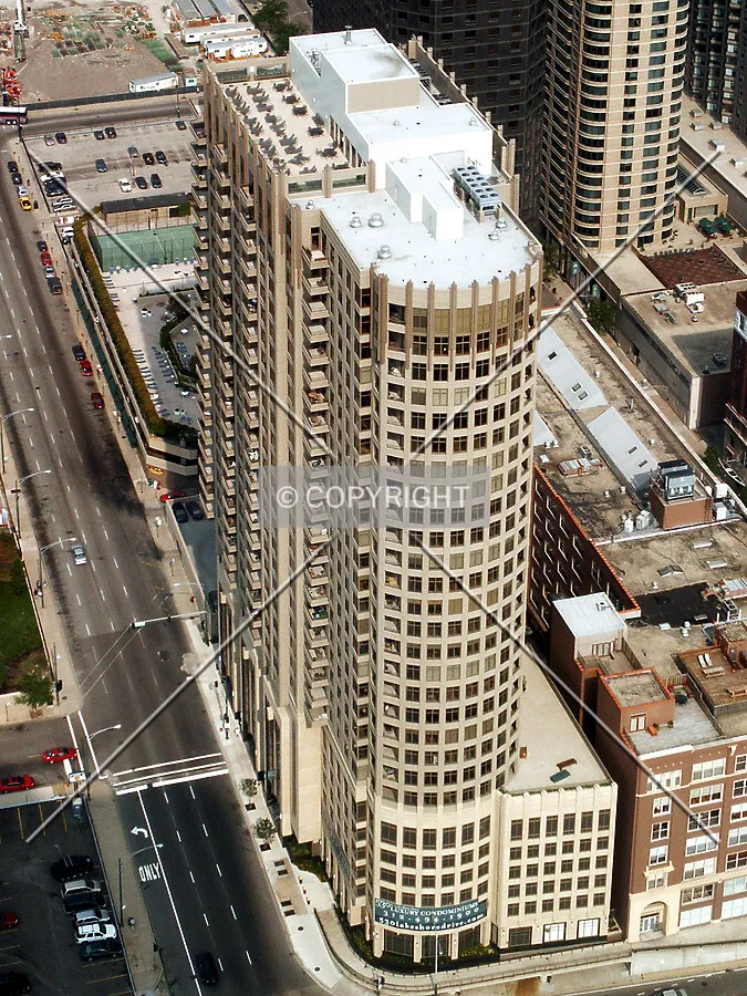 Looking down from Lake Point Tower