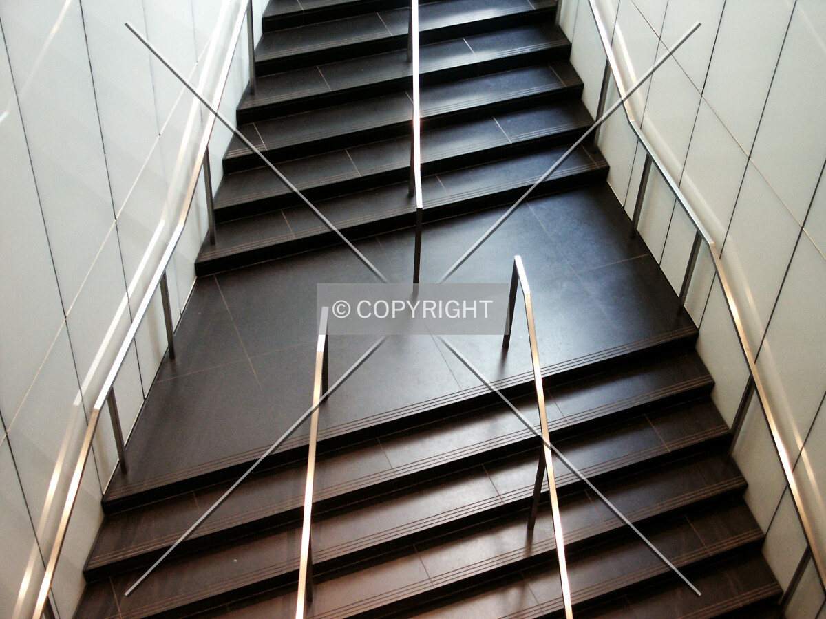 Landing on the grand staircase