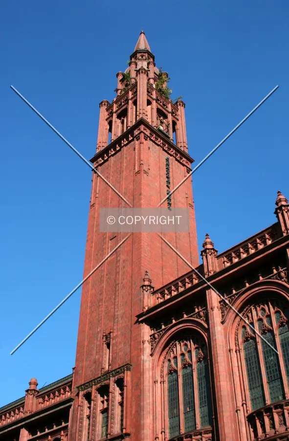 Looking up from the street