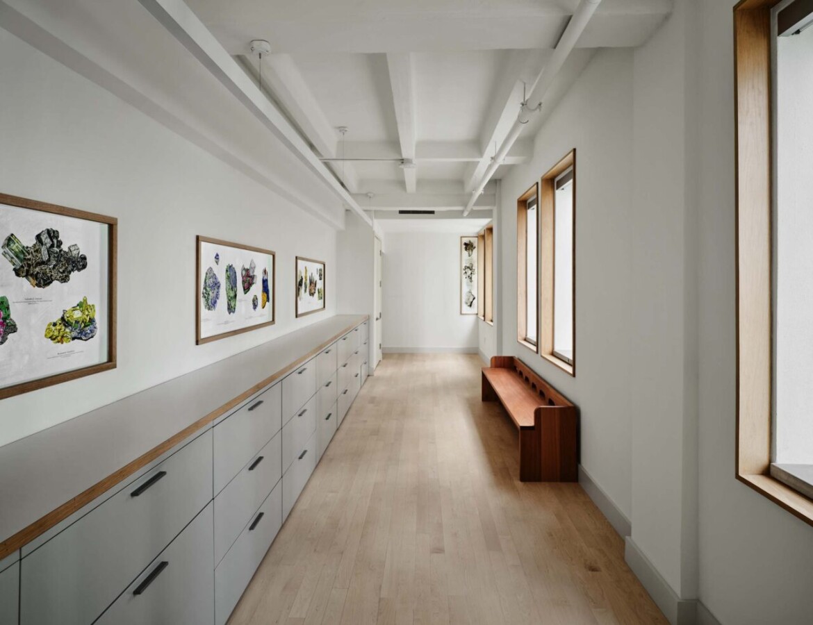 A renovated seventh floor office