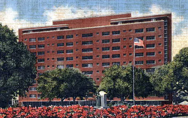 Vintage view from the southeast