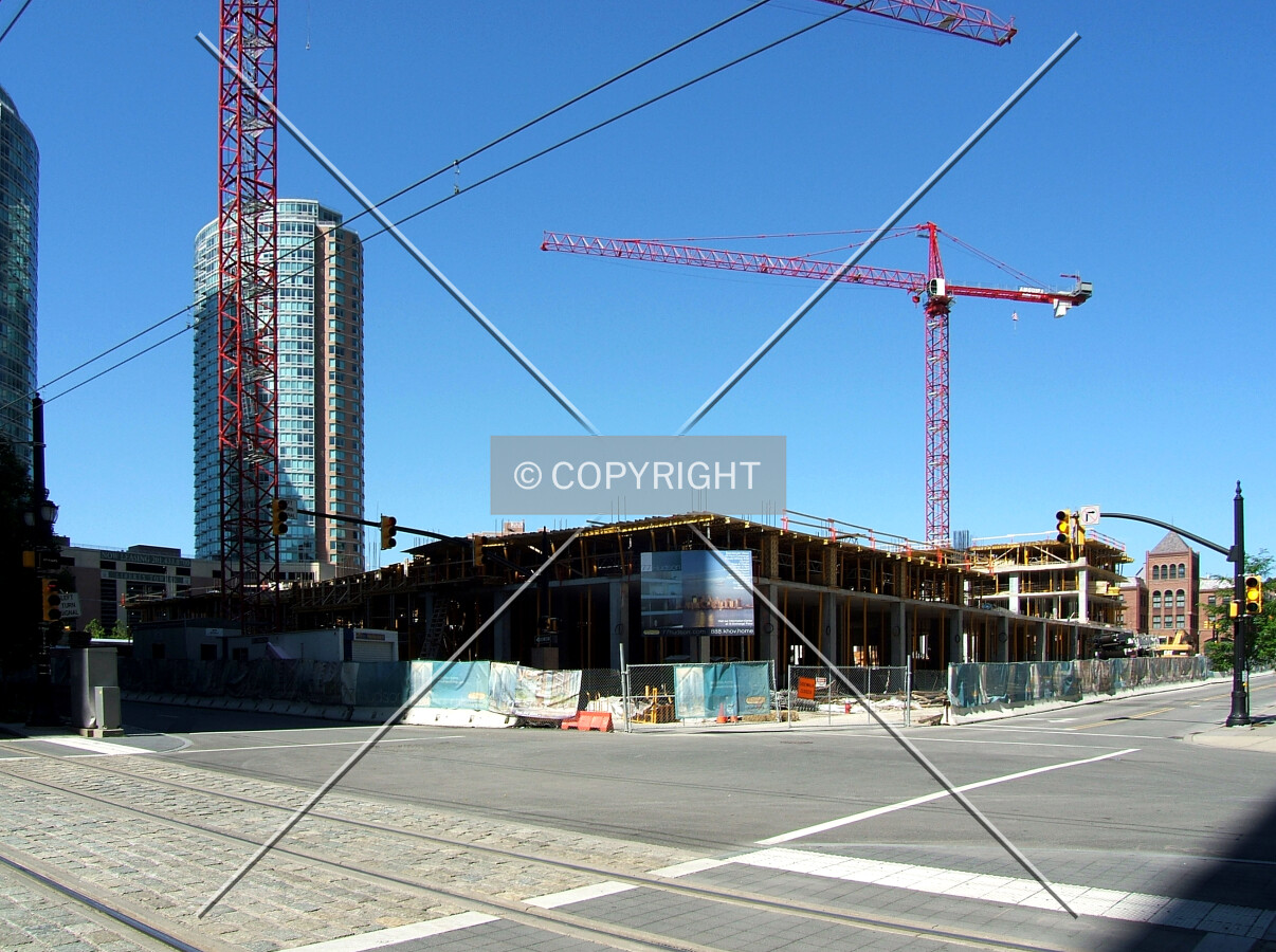 View from the northeast at Hudson and Grand Streets