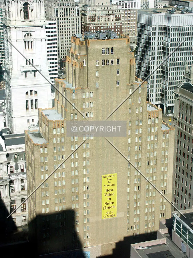 View from the east