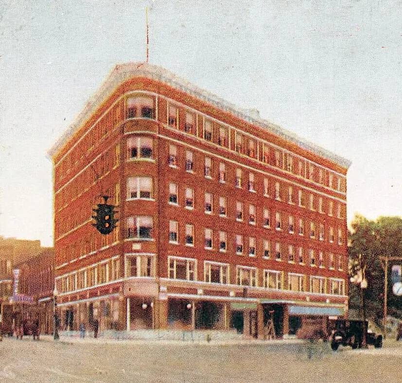 Vintage view from the north