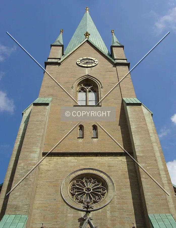 Looking up the tower