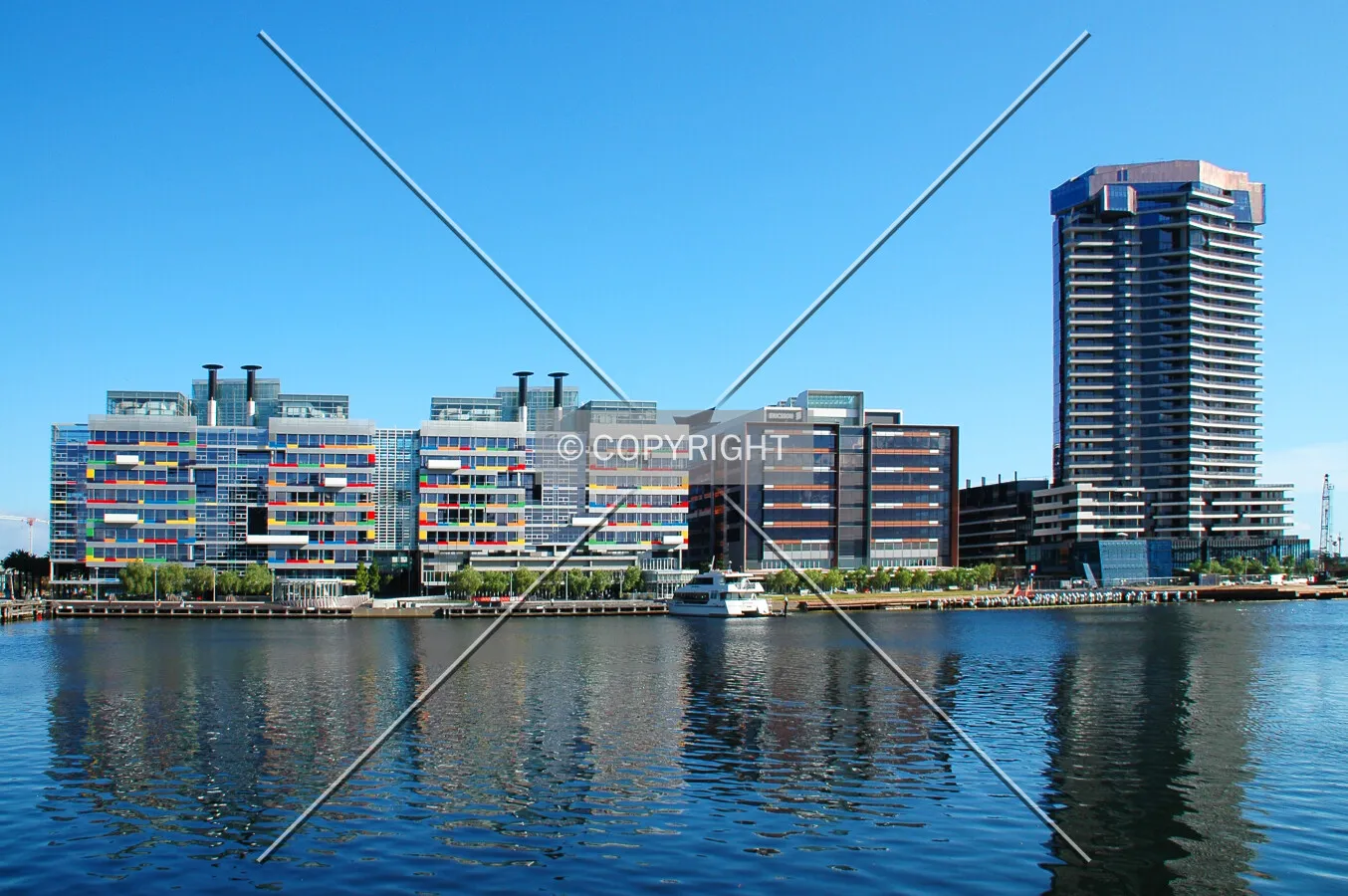 As seen from the north