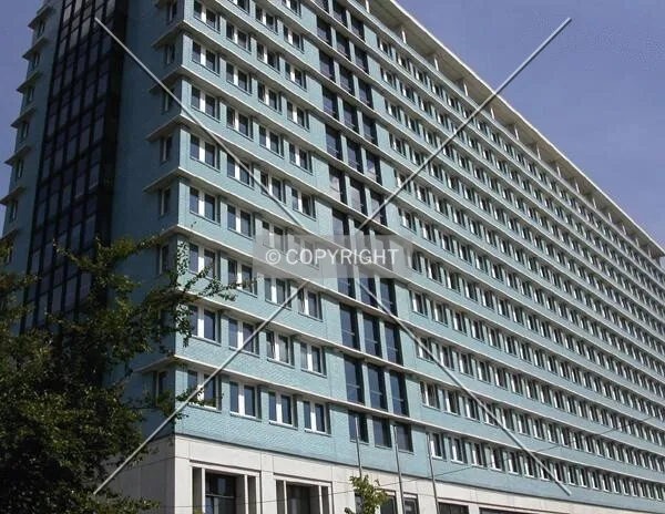 Western view of the building