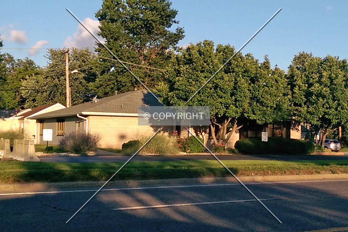 View from the northwest; August 12, 2014
