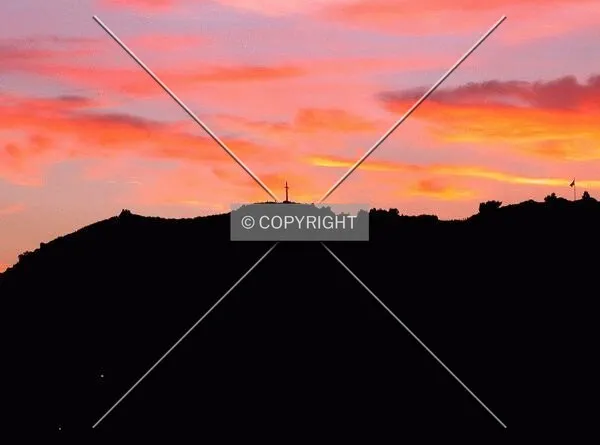 Sunset behind Mt. Rubidoux