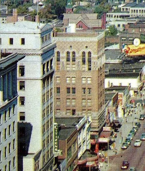 View from the southeast