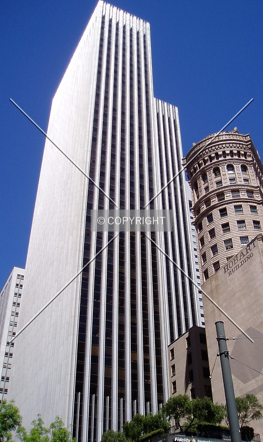 Looking up, with the Hobart Building on the right