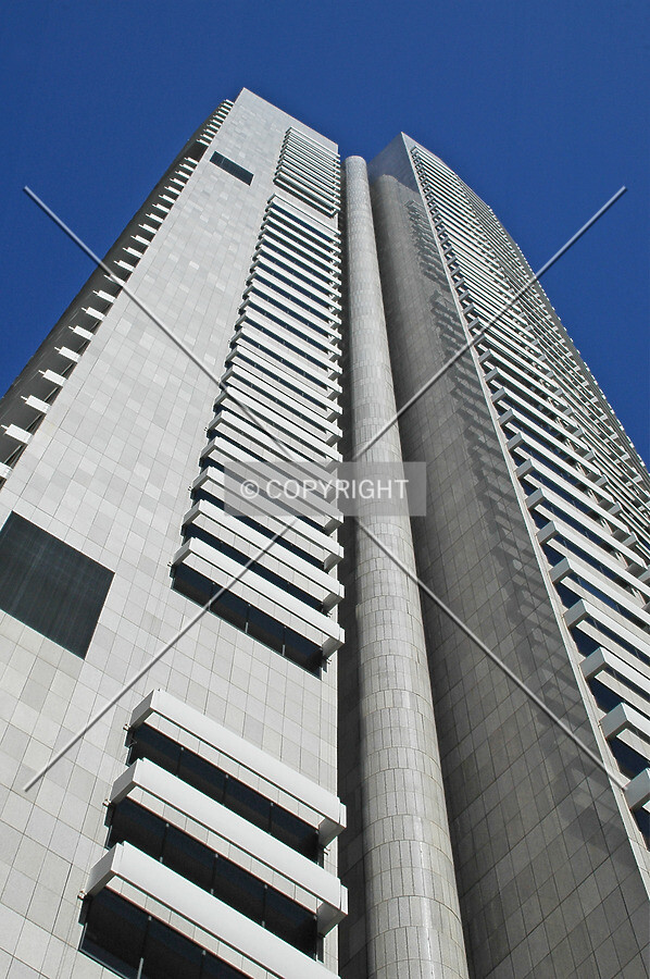Looking up from George Street