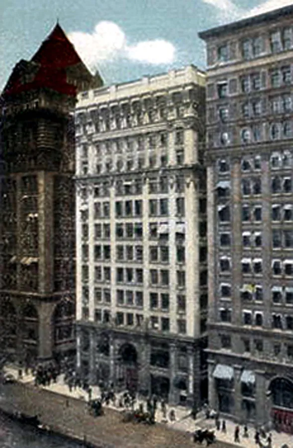 Vintage view from the southwest