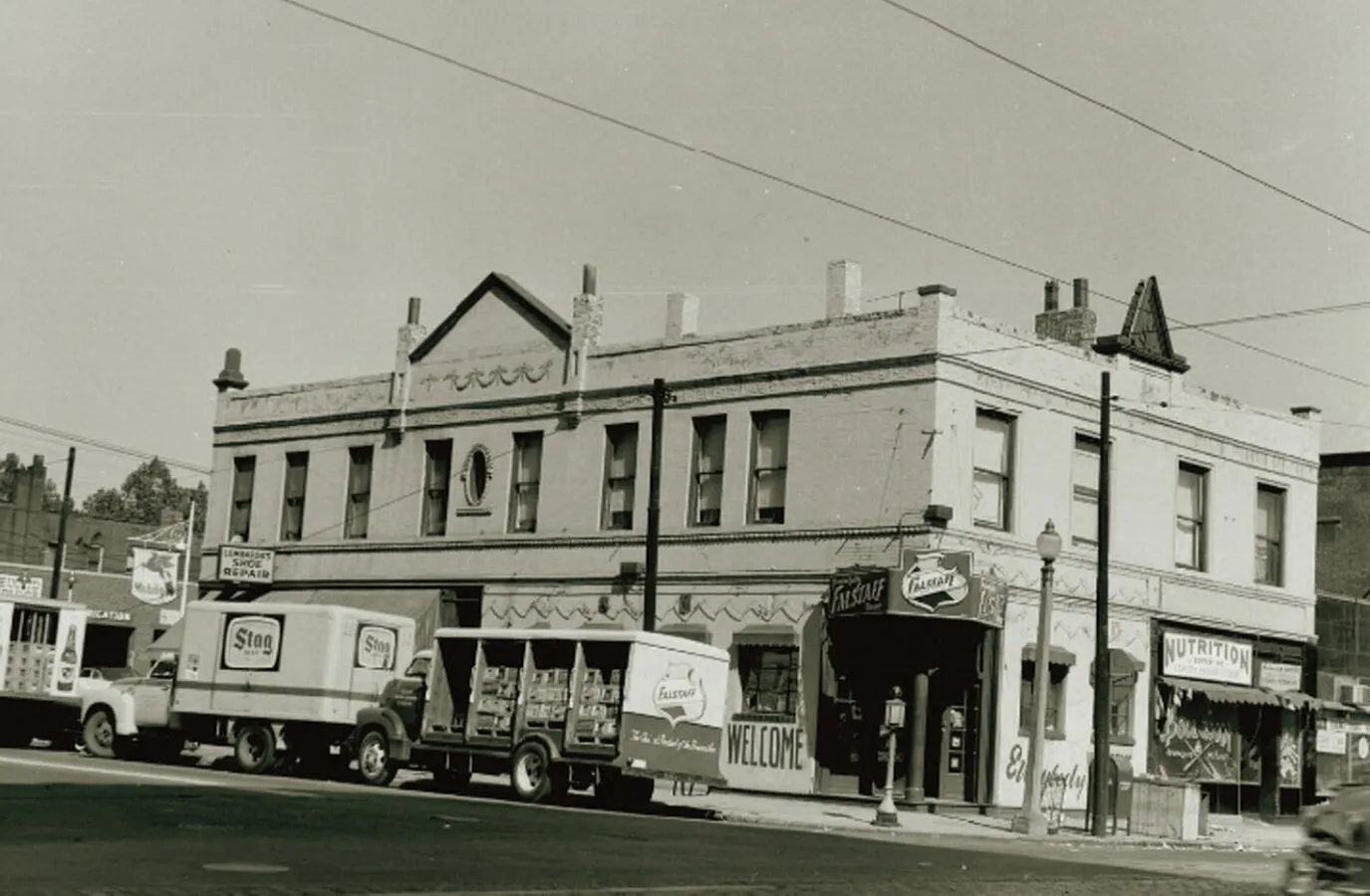 Vintage view from the southwest