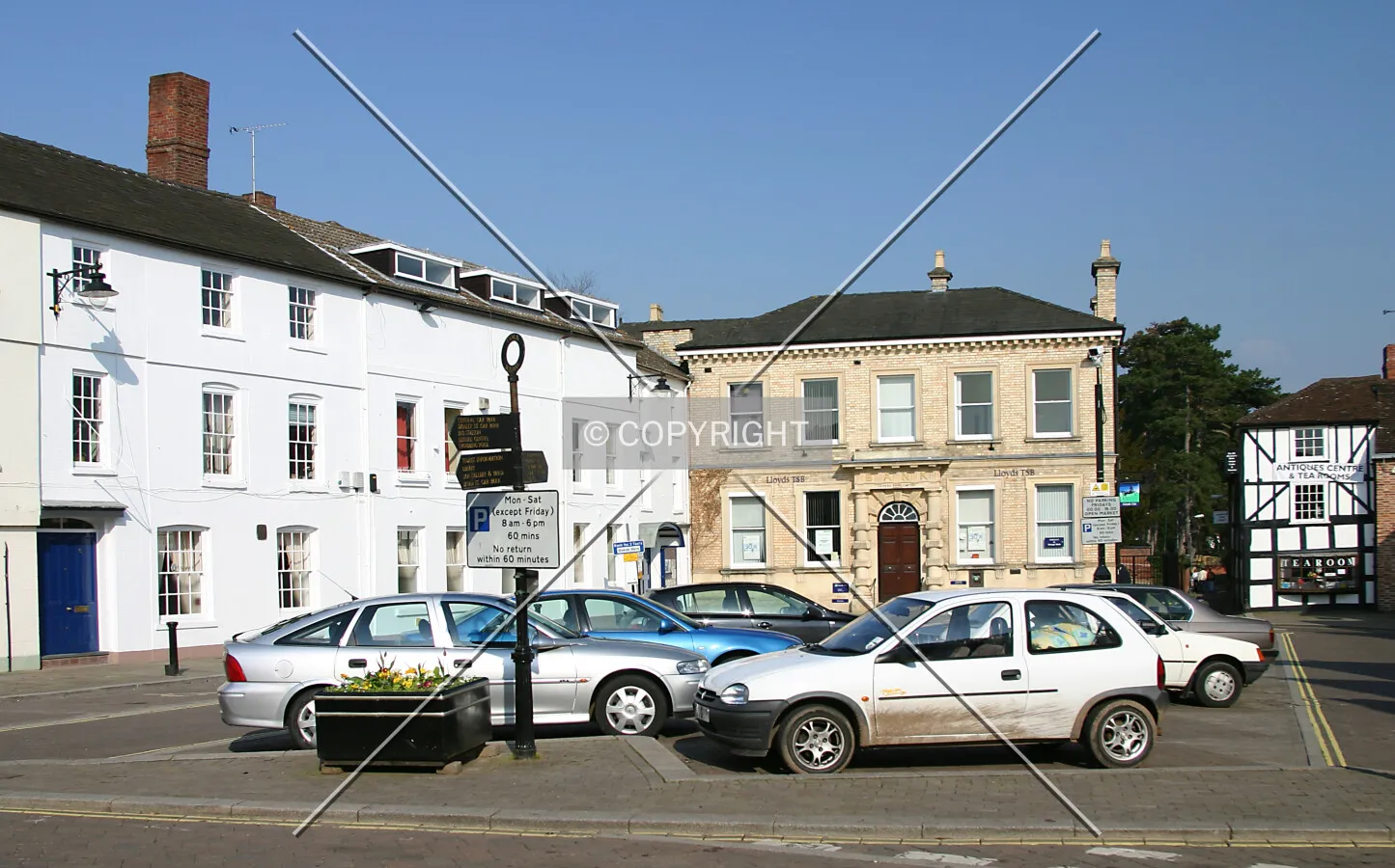 View across Corn Square