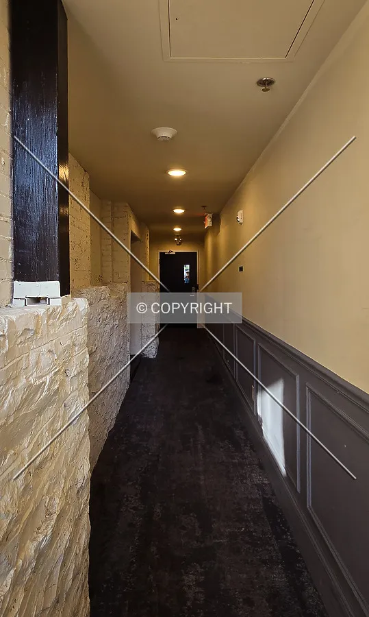 Basement hallway; August 19, 2024
