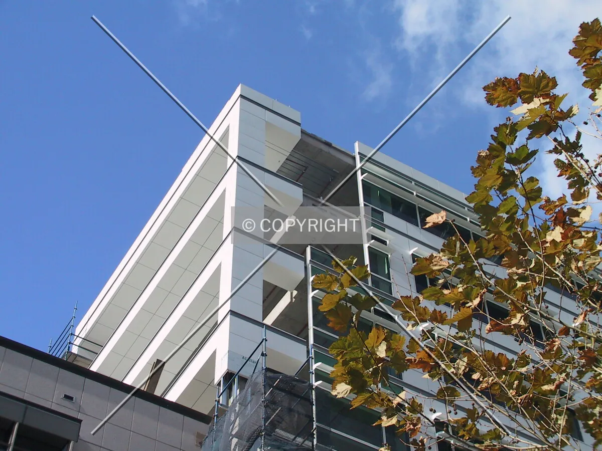 Top of the northwest corner