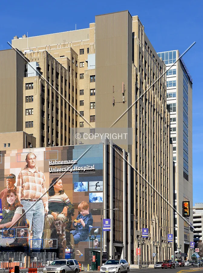 View from the southeast on Broad Street