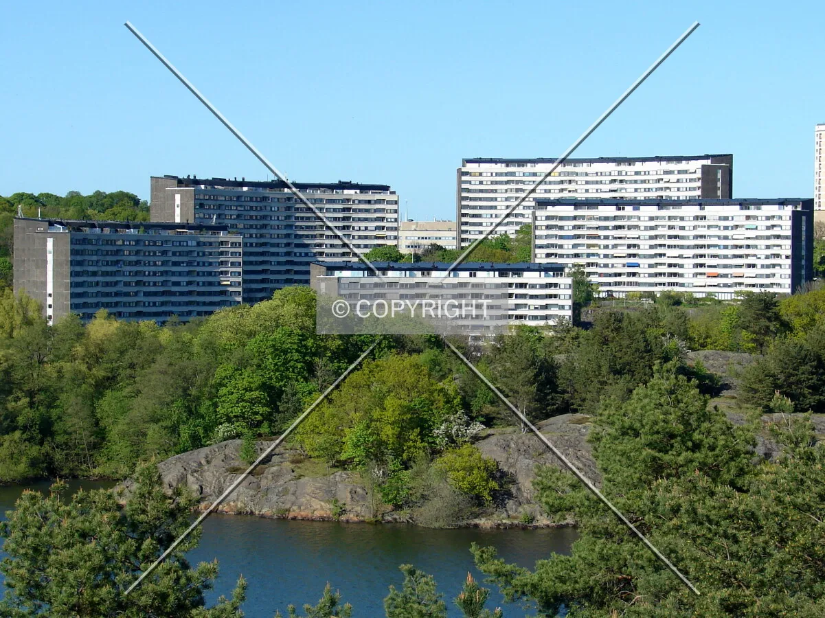 View from across Årstaviken