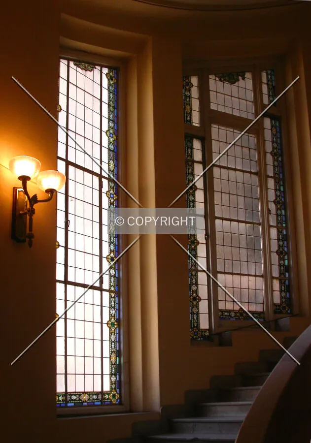 Detail of the stairs area