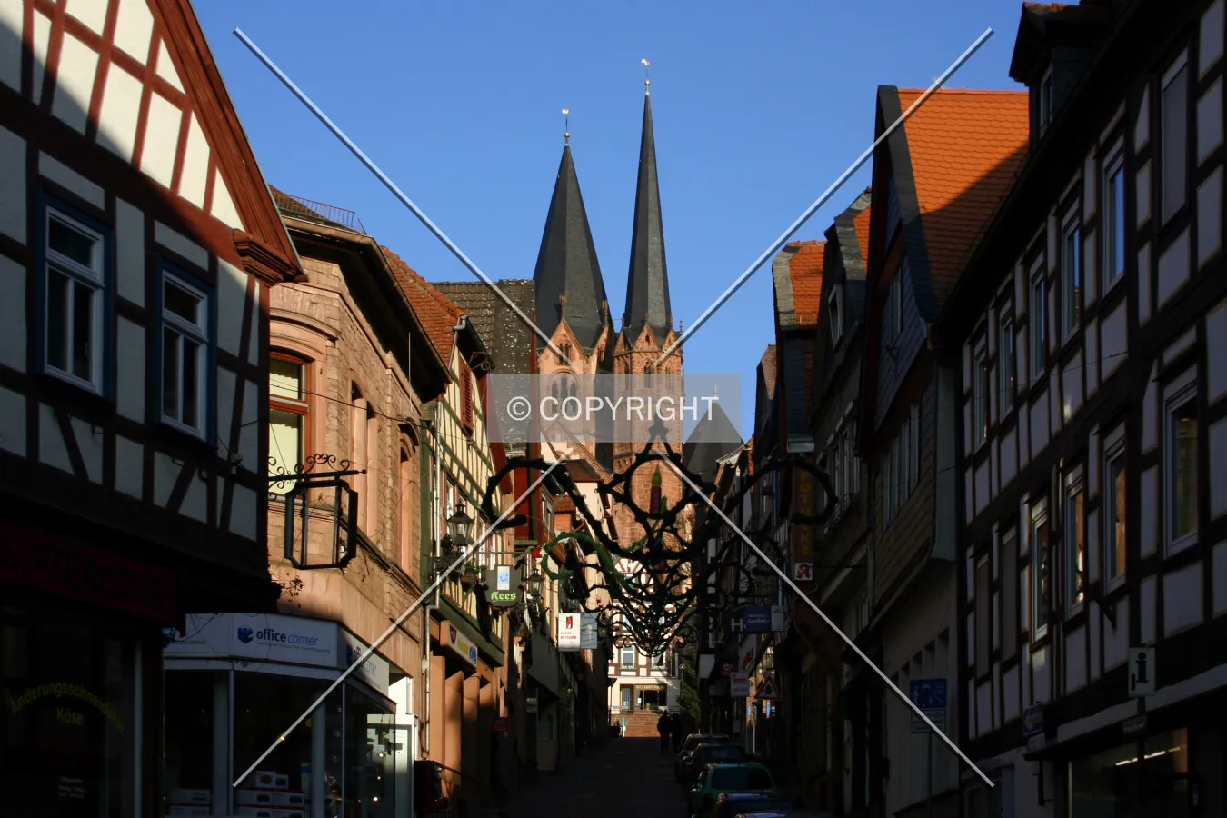 Looking north up Schmidtgasse