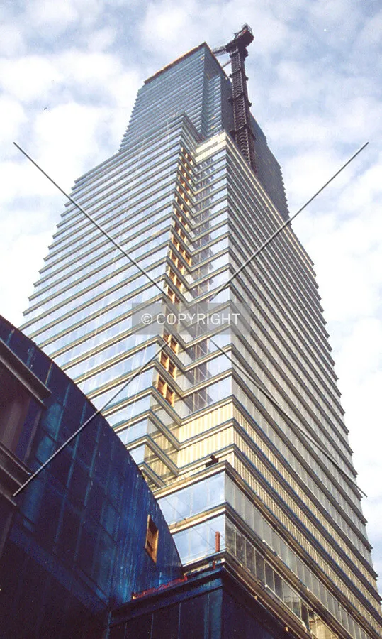 Looking up from the northeast