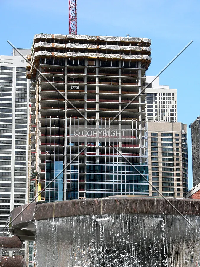 View to the north from Centennial Fountain