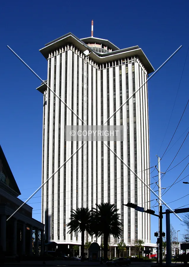 From the west along Poydras Street