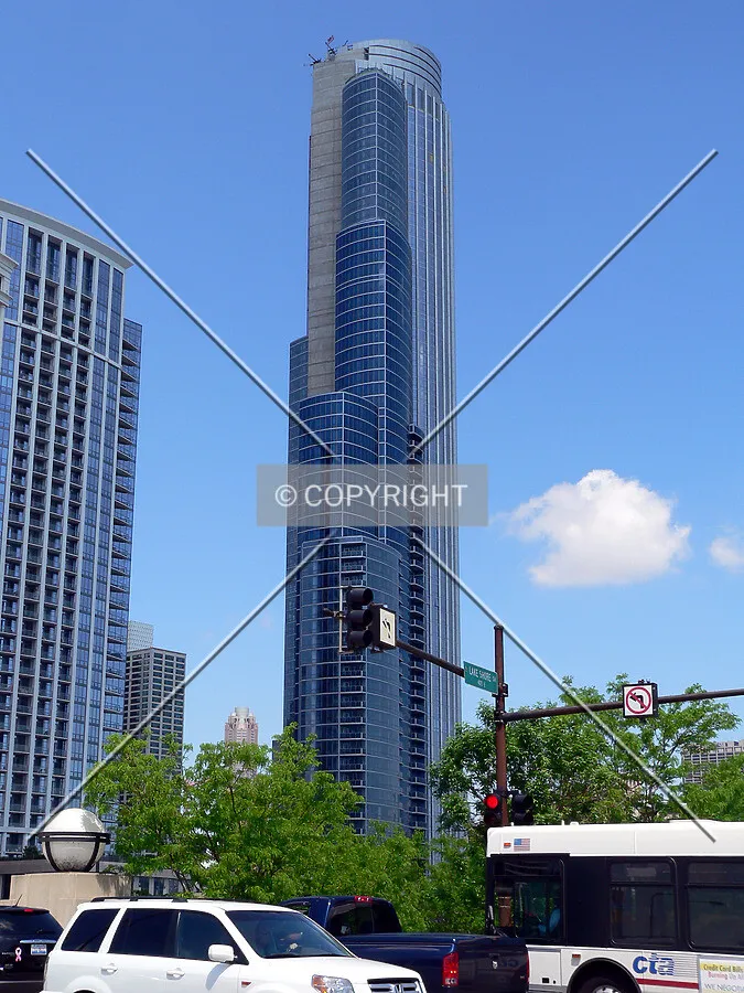 View to the northwest from Lake Shore Drive