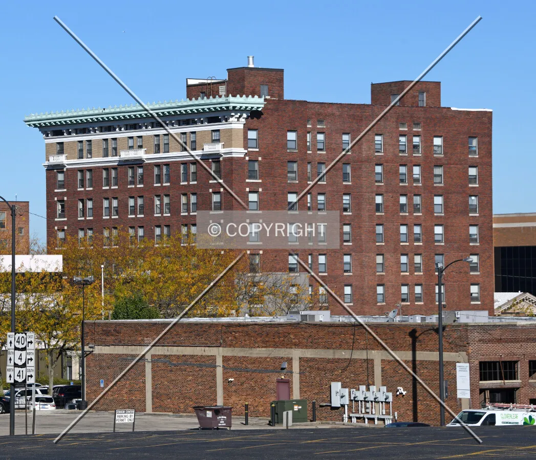 View from the southeast
