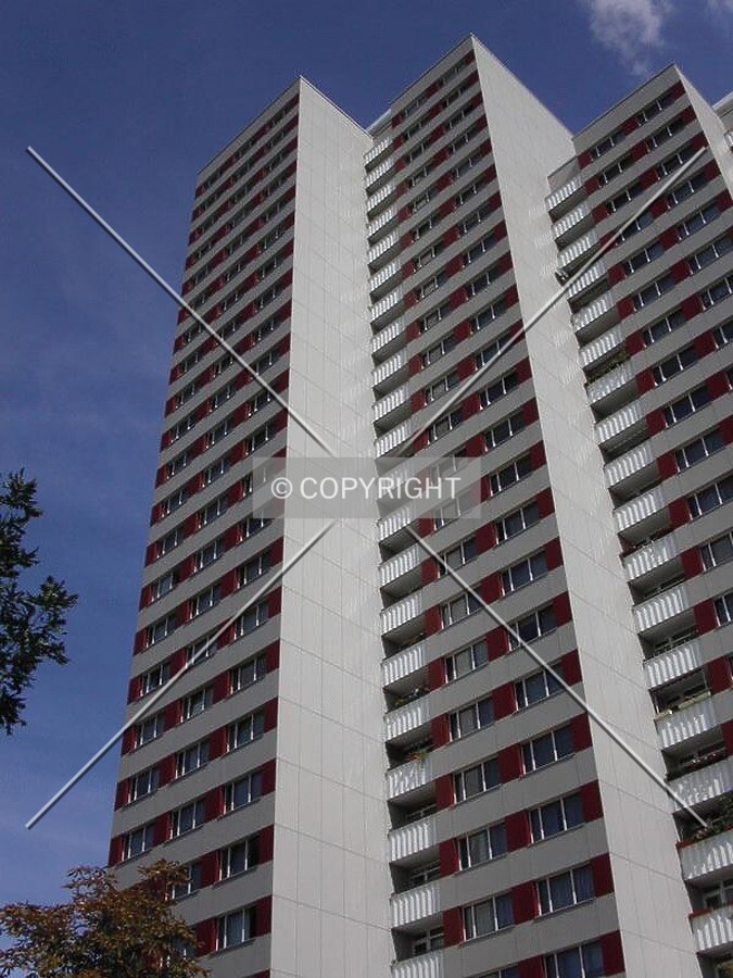 Look up view of the tower