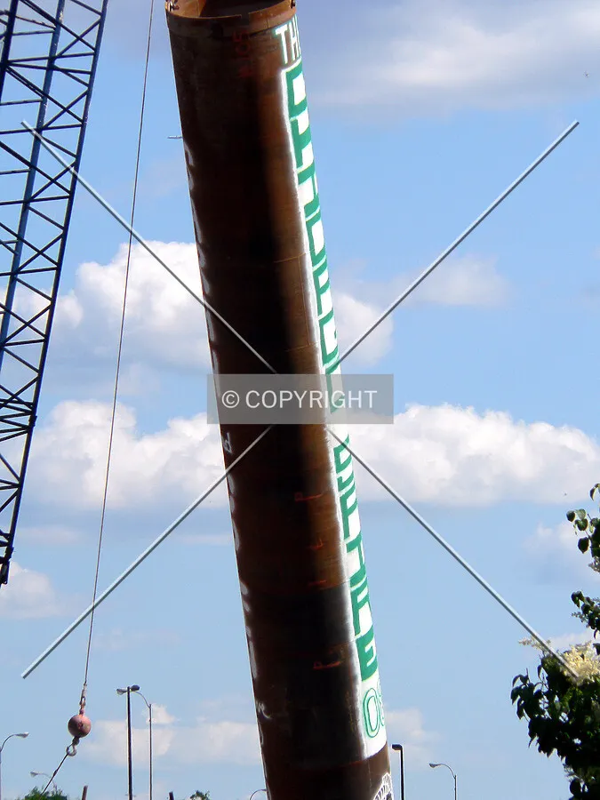 Raising a rock can into position
