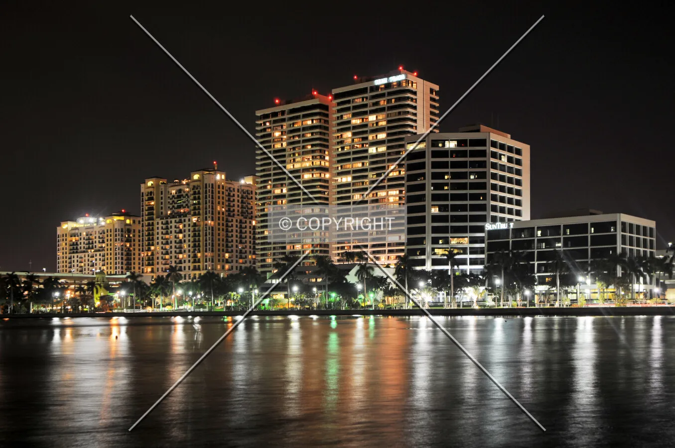 View from the intracoastal waterway