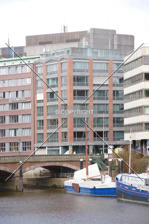 Office building in Hamburg occupied by Bank Melli Iran