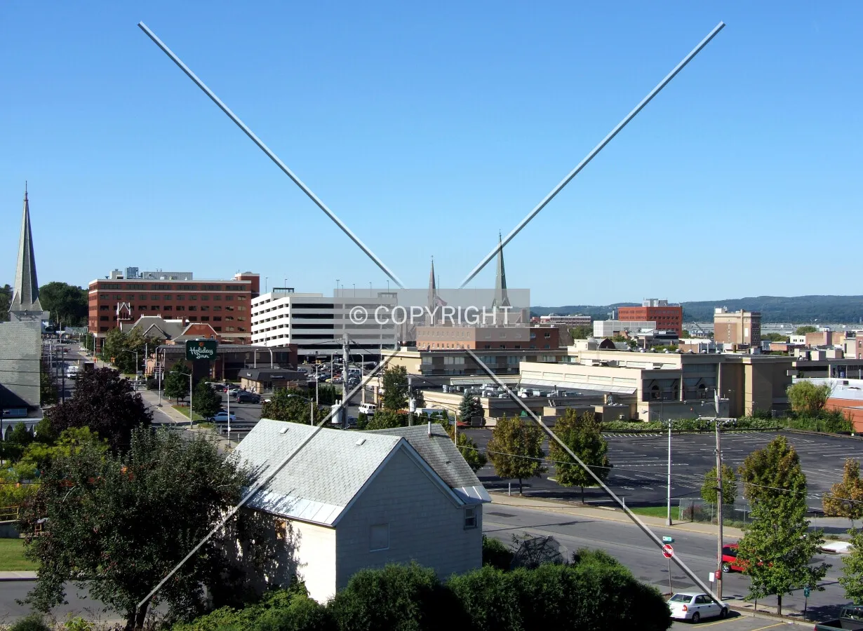 Downtown from the northeast