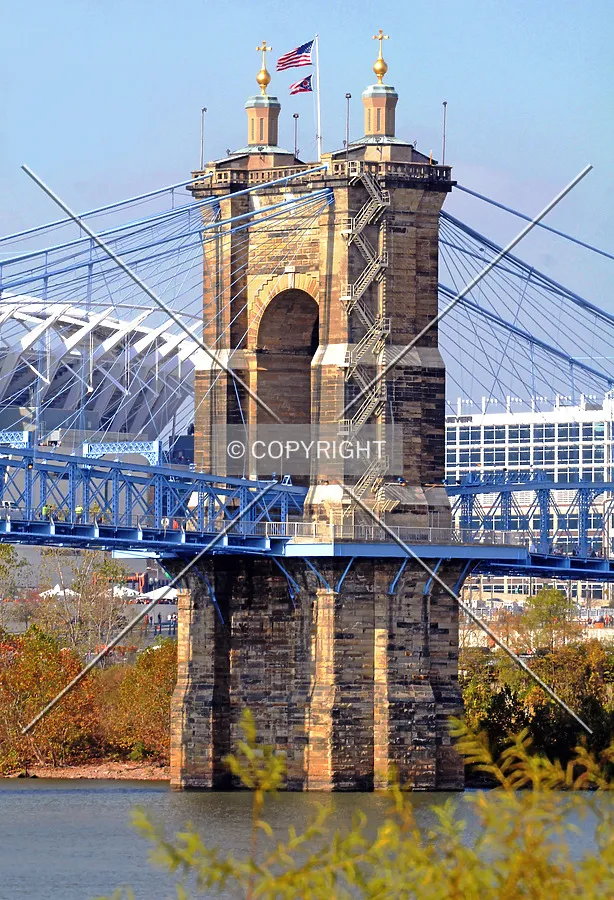 John A. Roebling Bridge, Cincinnati, Ohio, U.S.A.