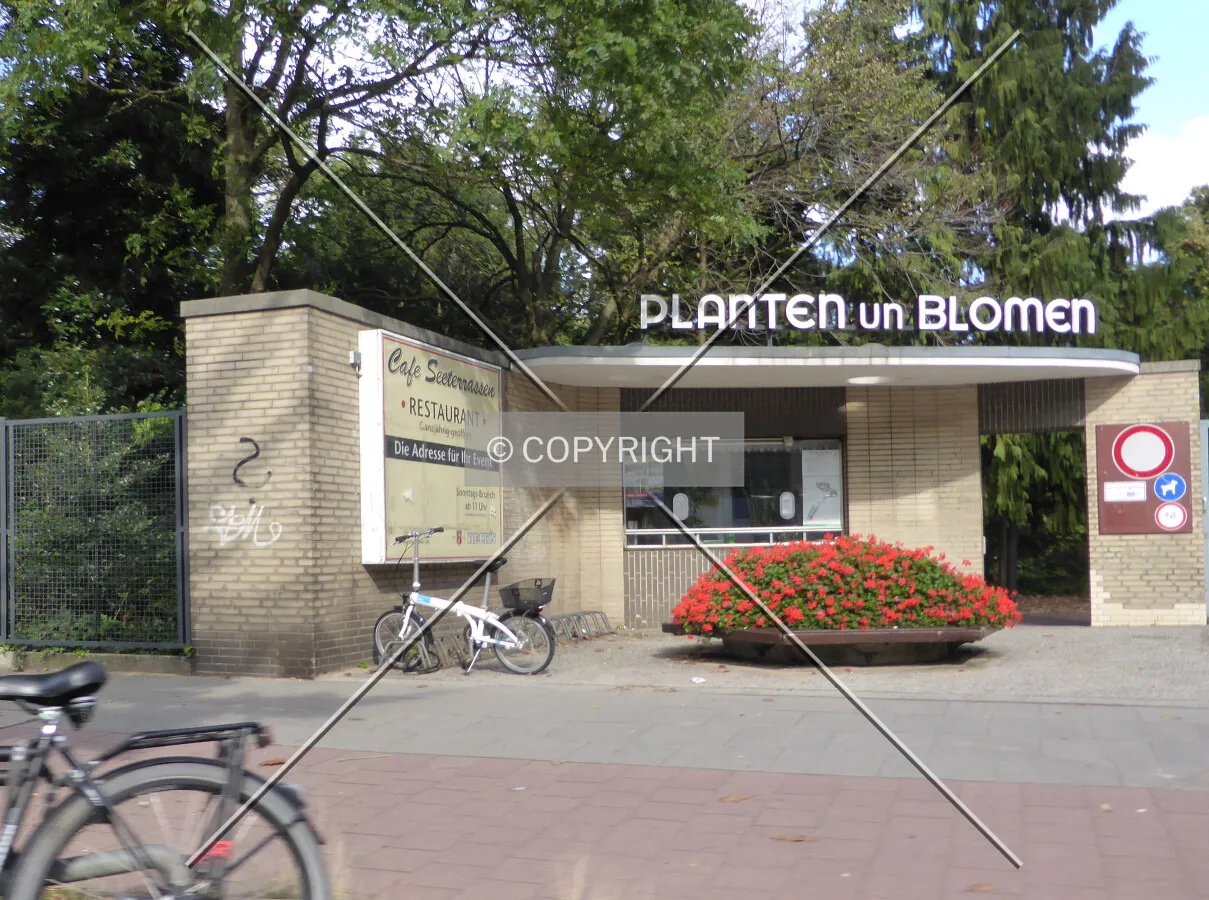 Planten un Blomen ticket booth
