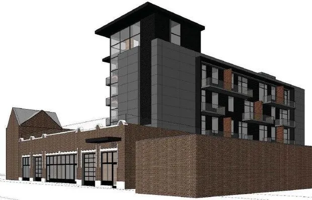 Rendering of proposed renovations