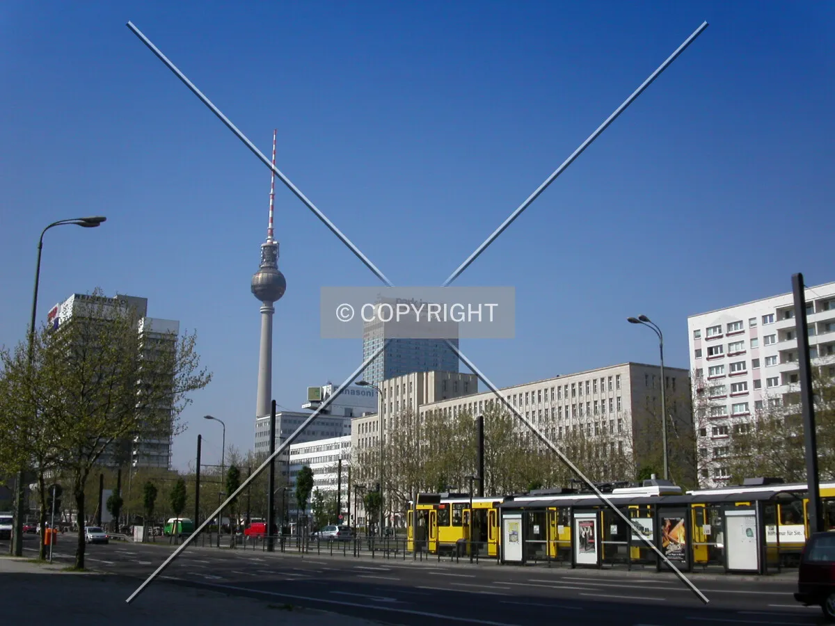 Alexander platz and its surroundings