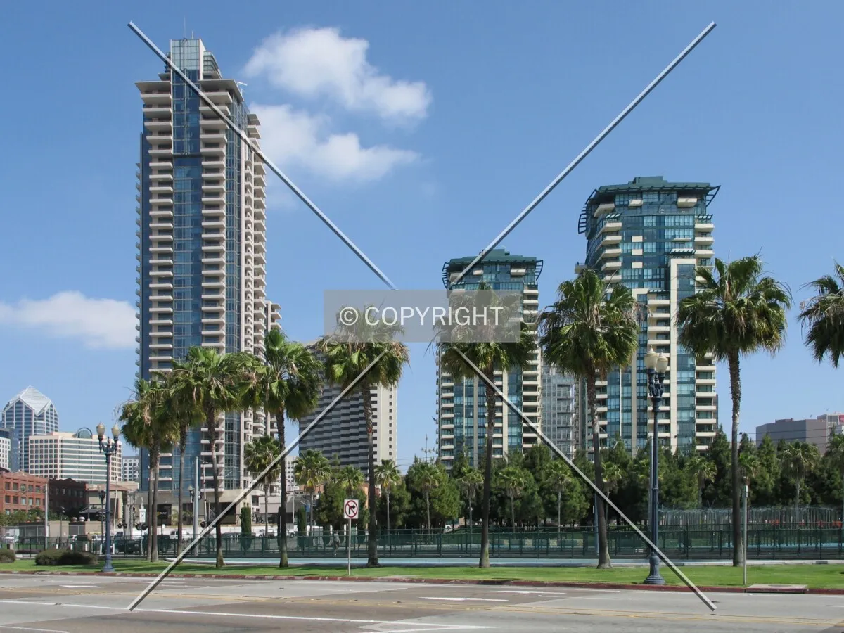 Partial skyline from the southeast