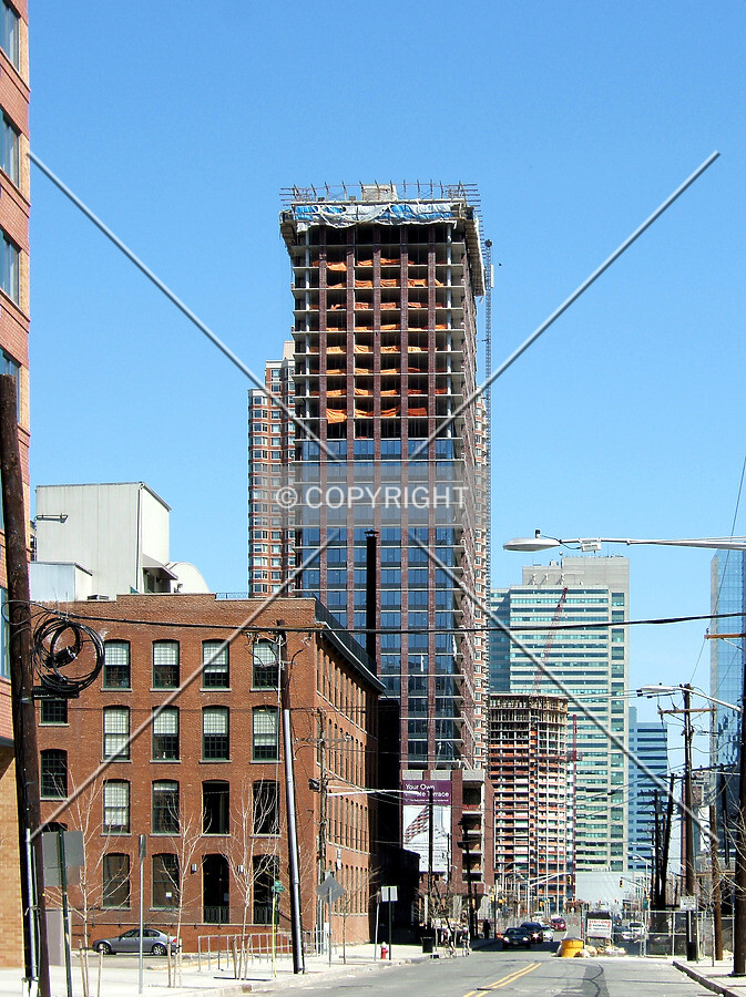 View from the southwest along Washington Street
