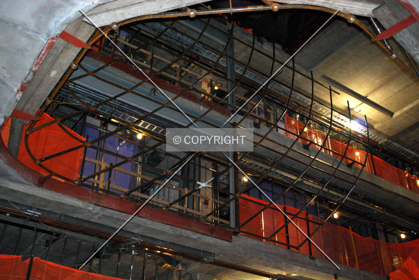 View of the eastern side of the atrium from the lobby