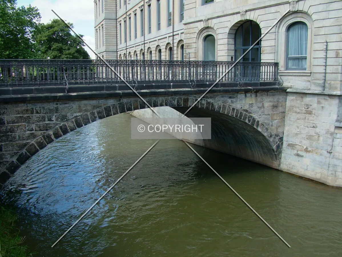Leineschloss and Leine River